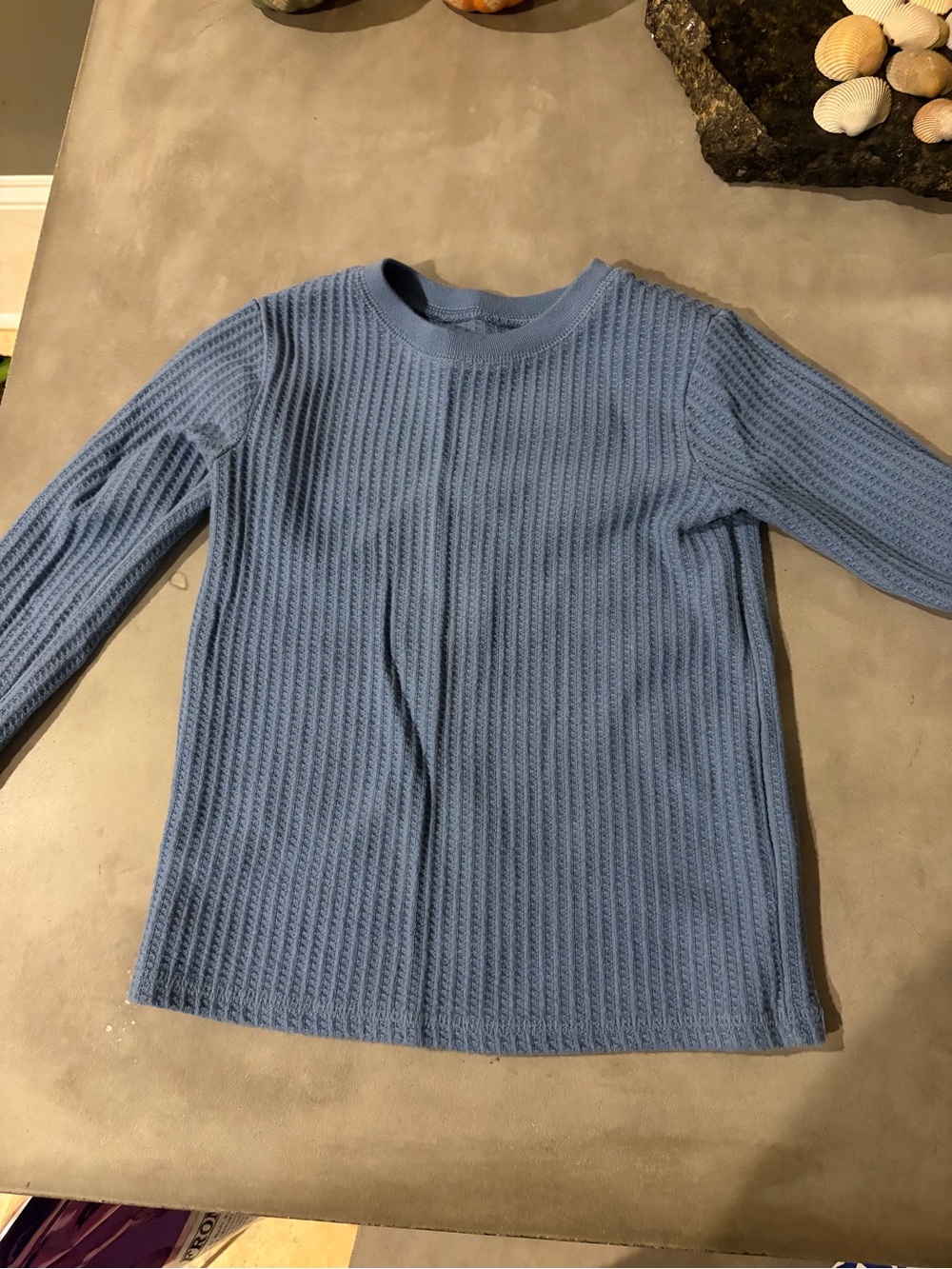 Garanimals Light Blue Ribbed Crewneck Sweater